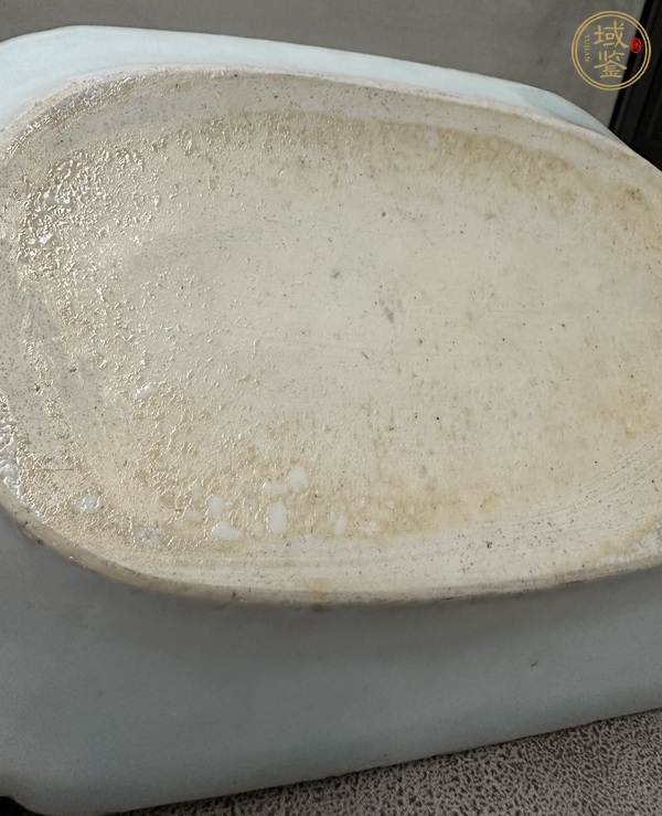 古玩陶瓷花卉紋八倭角盤真品鑒賞圖