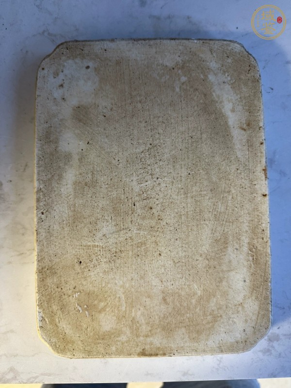 古玩陶瓷人物紋粉彩四方倭角盤(pán)真品鑒賞圖