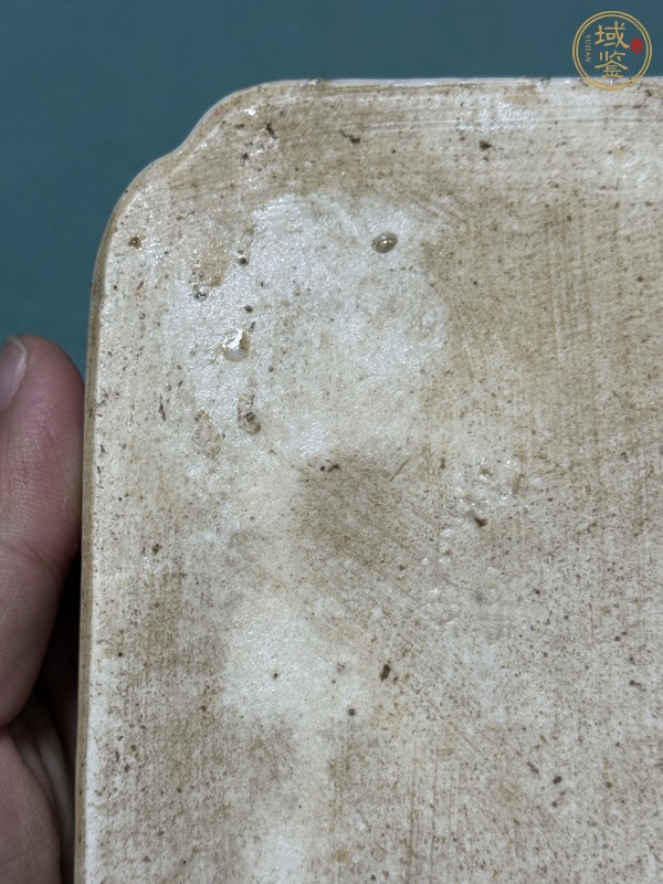 古玩陶瓷人物紋粉彩四方倭角盤(pán)真品鑒賞圖