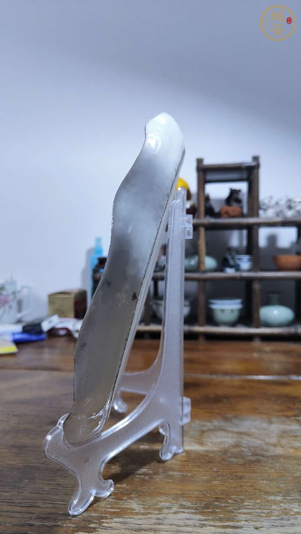 古玩陶瓷粉彩二喬圖茶盤(pán)真品鑒賞圖