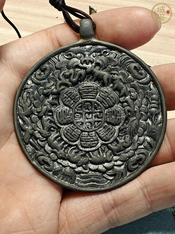 古玩銅器九宮牌真品鑒賞圖