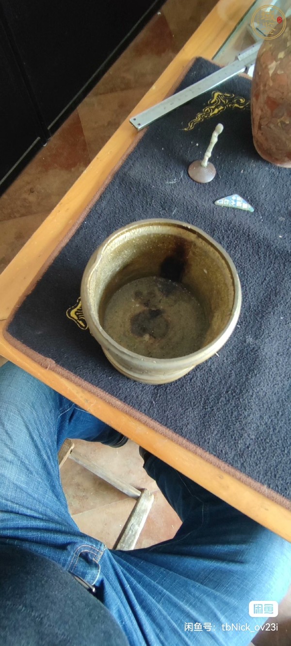 古玩銅器銅筆筒真品鑒賞圖