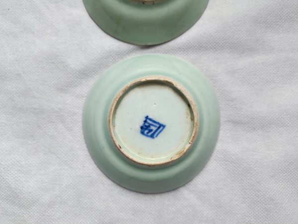 古玩陶瓷清中期豆青釉盤拍賣，當(dāng)前價(jià)格28元
