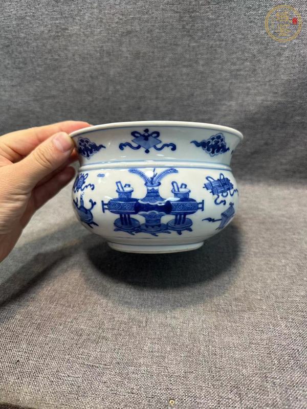 古玩陶瓷青花爐真品鑒賞圖