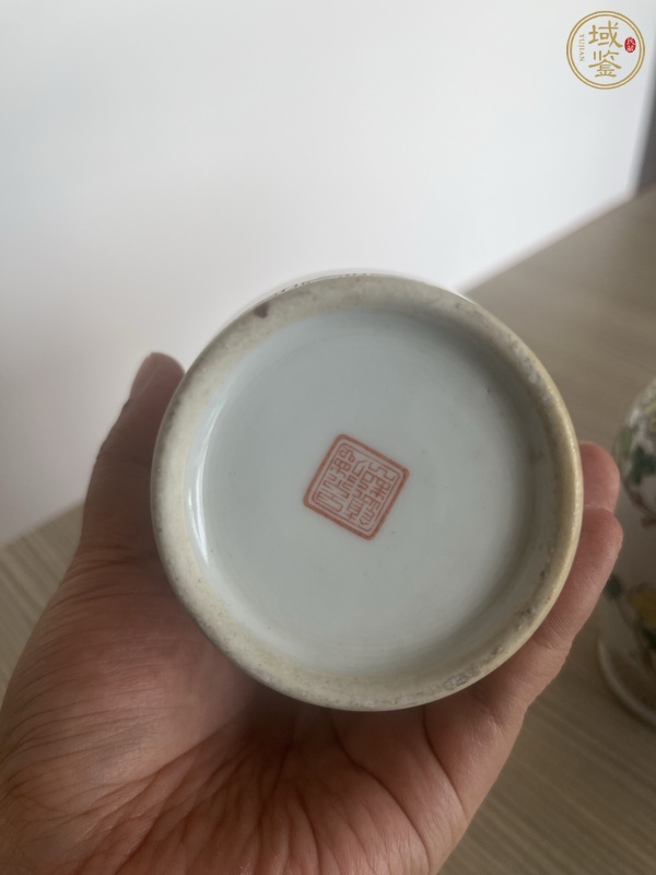 古玩陶瓷粉彩瓶真品鑒賞圖