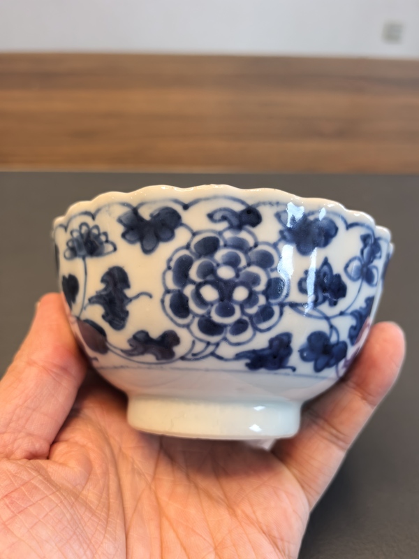 古玩陶瓷康熙青花茶碗拍賣，當前價格680元