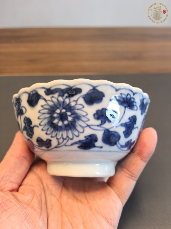 古玩陶瓷康熙青花杯真品鑒賞圖