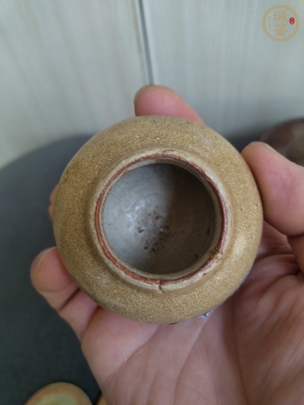 古玩陶瓷龍泉青瓷蓋罐真品鑒賞圖