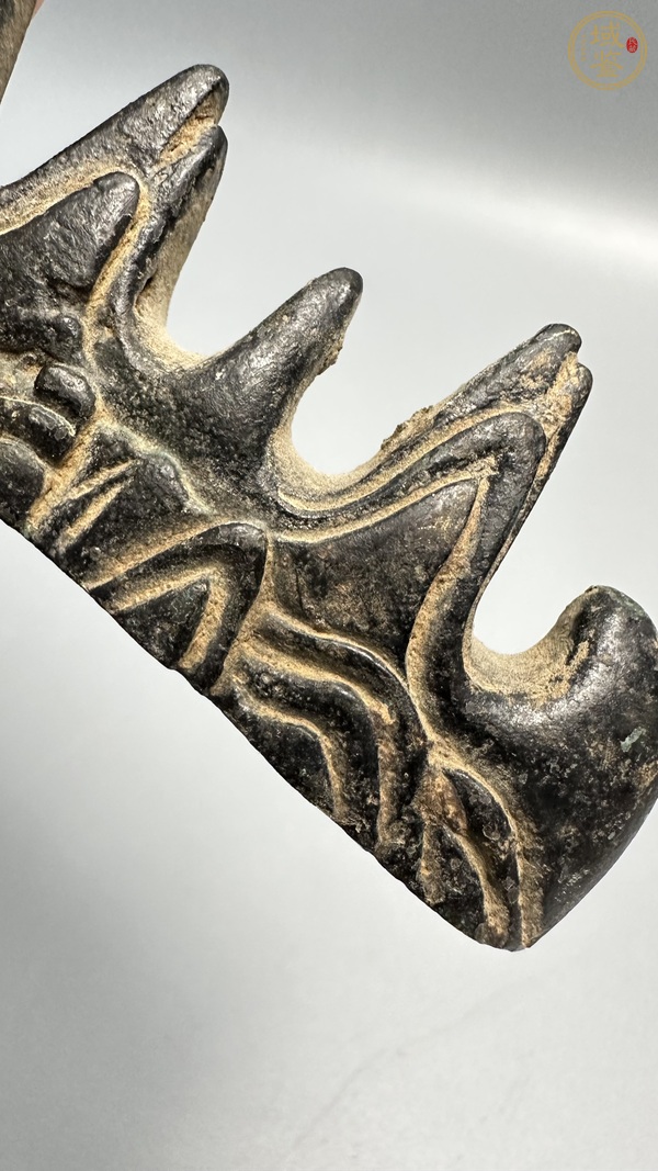 古玩銅器銅筆架真品鑒賞圖