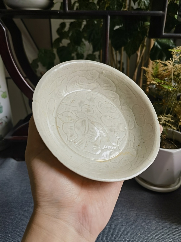 古玩陶瓷【精品】宋代白釉刻花洗拍賣，當(dāng)前價(jià)格0元