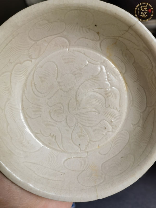 古玩陶瓷青白釉刻花盤(pán)真品鑒賞圖