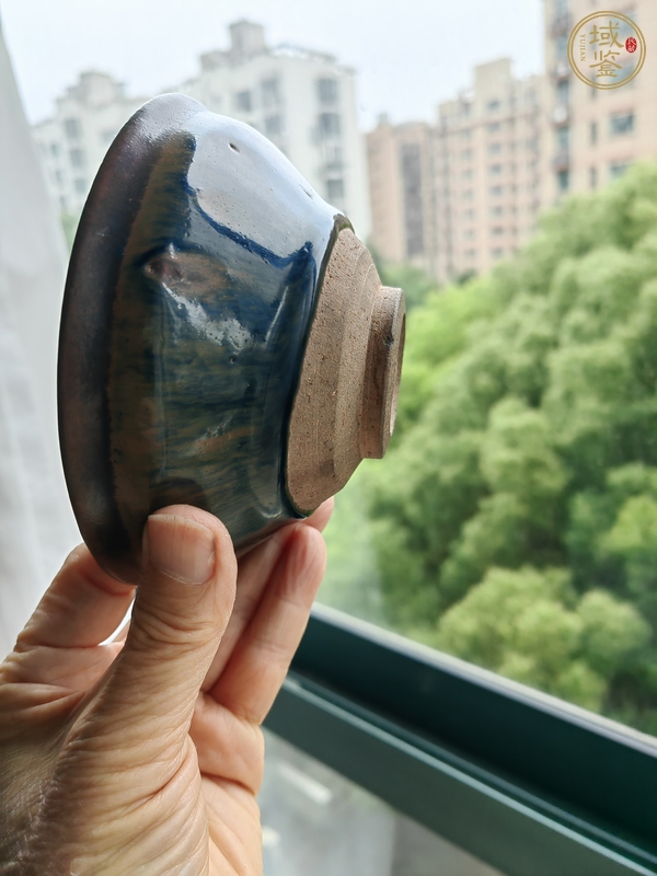 古玩陶瓷福清窯兔毫束口盞真品鑒賞圖