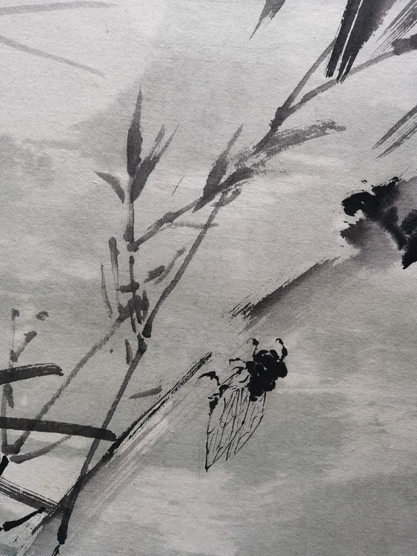 古玩字畫中國畫院副院長浙江紹興美協(xié)主席張萬琪墨竹拍賣，當(dāng)前價格4000元