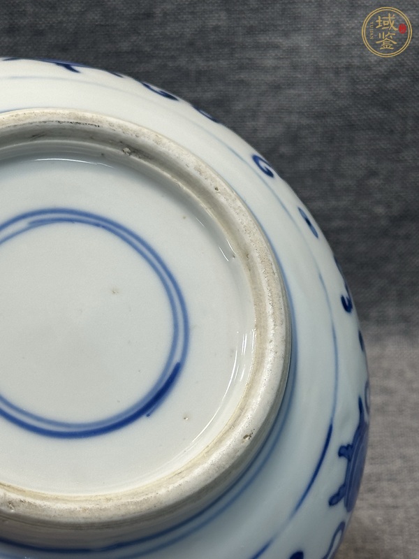 古玩陶瓷博古圖青花香爐真品鑒賞圖