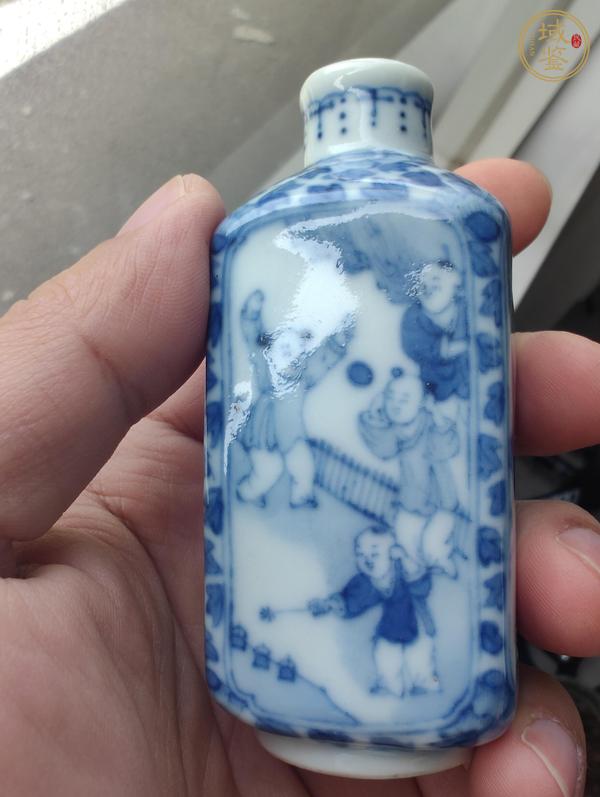 古玩陶瓷青花鼻煙壺真品鑒賞圖