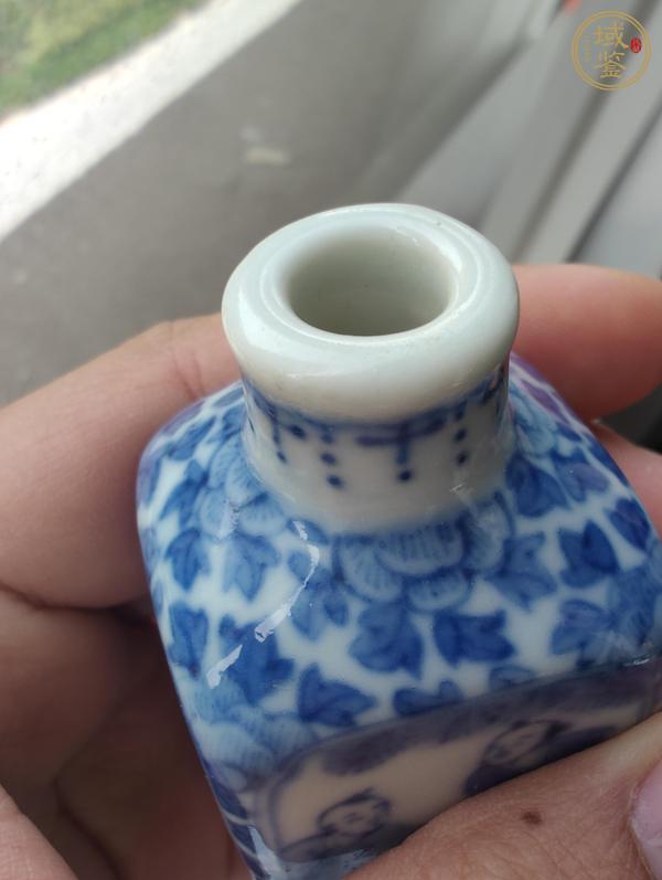 古玩陶瓷青花鼻煙壺真品鑒賞圖
