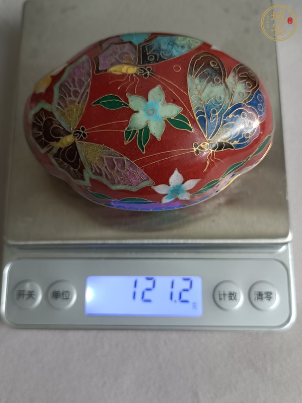 古玩雜項(xiàng)景泰藍(lán)蓋盒真品鑒賞圖
