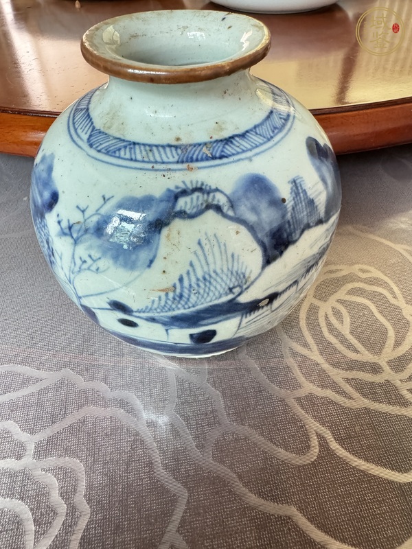 古玩陶瓷青花罐真品鑒賞圖