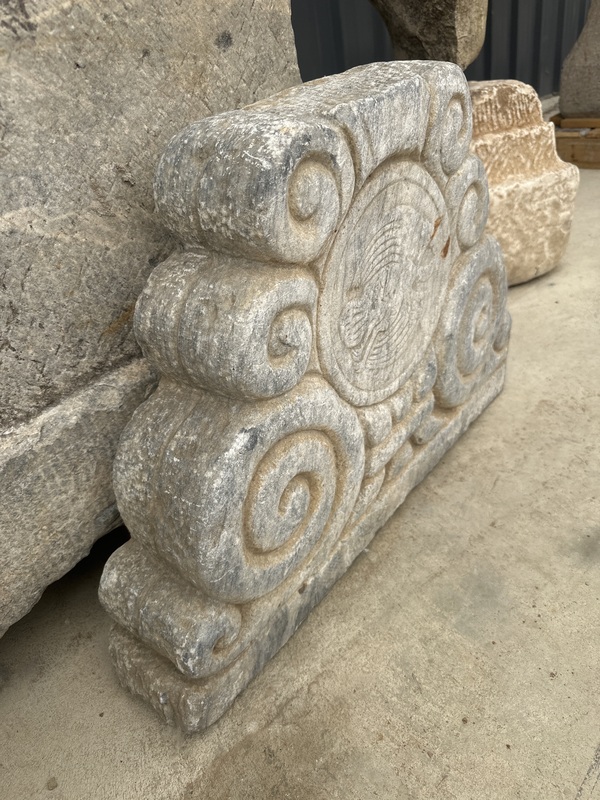古玩雜項(xiàng)明.漢白玉構(gòu)件拍賣(mài)，當(dāng)前價(jià)格15000元