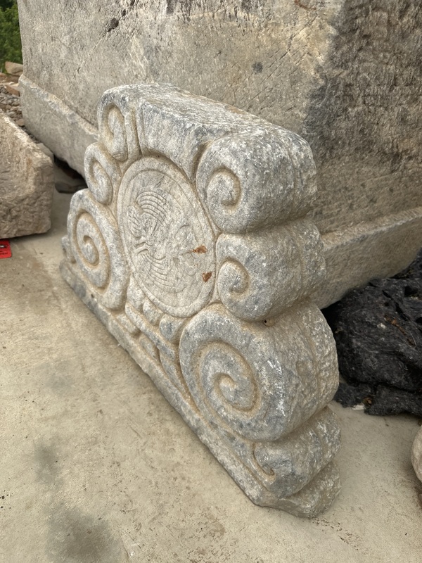 古玩雜項(xiàng)明.漢白玉構(gòu)件拍賣(mài)，當(dāng)前價(jià)格15000元