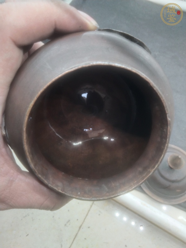 古玩雜項(xiàng)藏式紫銅蓋罐真品鑒賞圖