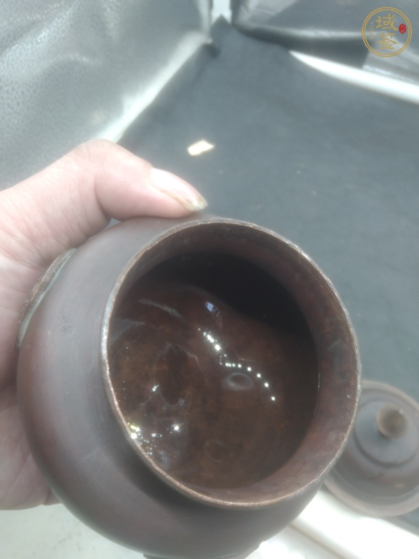 古玩雜項藏式紫銅蓋罐真品鑒賞圖