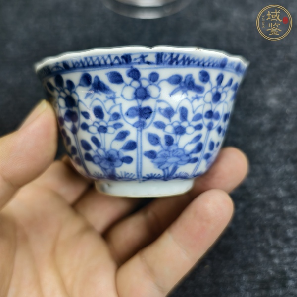 古玩陶瓷康熙青花杯碟真品鑒賞圖
