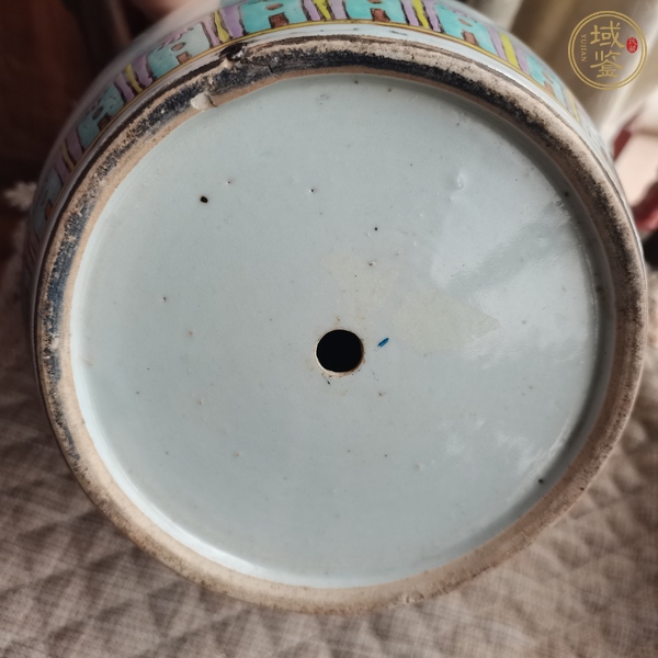 古玩陶瓷粉彩將軍罐真品鑒賞圖