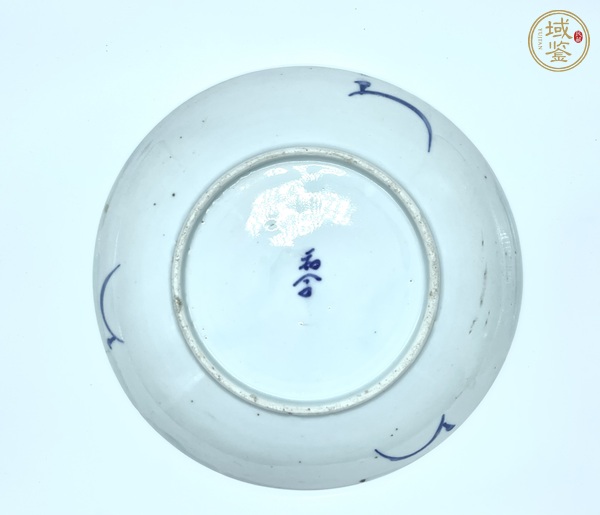 古玩陶瓷青花釉里紅魚盤真品鑒賞圖