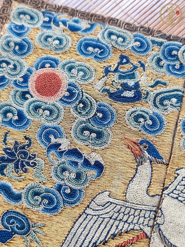 古玩雜項文官補真品鑒賞圖