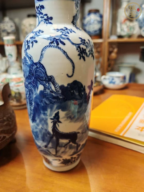 古玩陶瓷青花瓶真品鑒賞圖