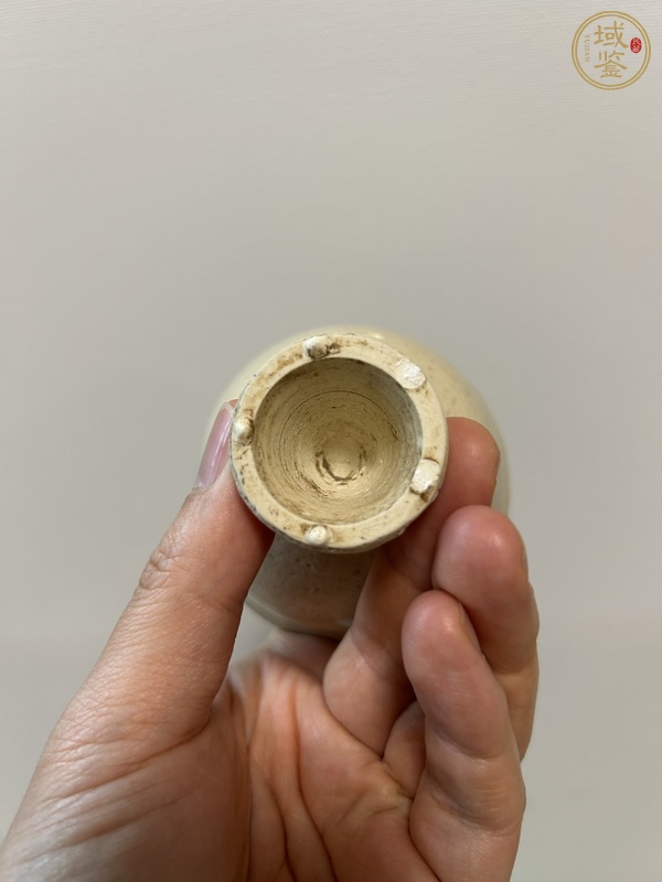 古玩陶瓷白釉高足杯真品鑒賞圖