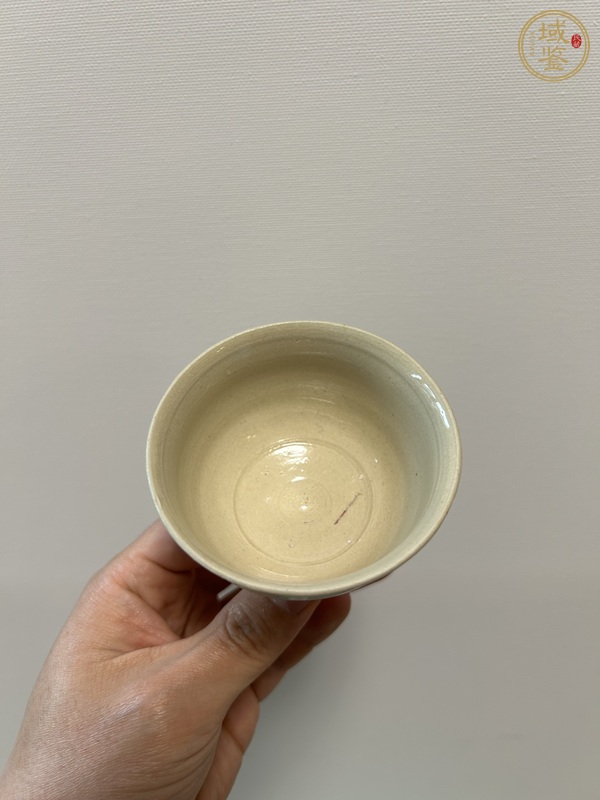古玩陶瓷白釉高足杯真品鑒賞圖
