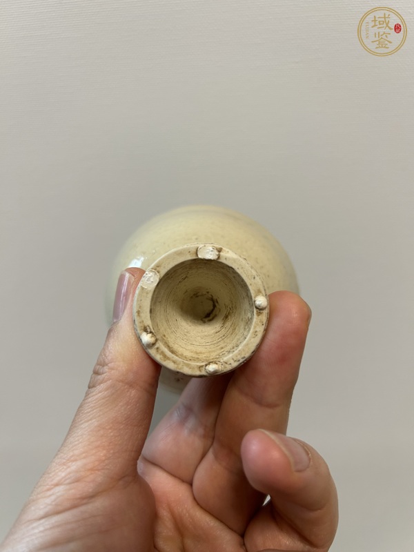 古玩陶瓷白釉高足杯真品鑒賞圖