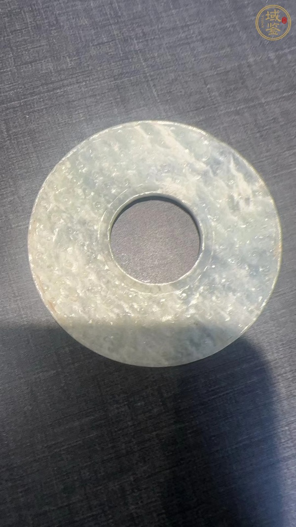 古玩玉器谷紋玉璧真品鑒賞圖