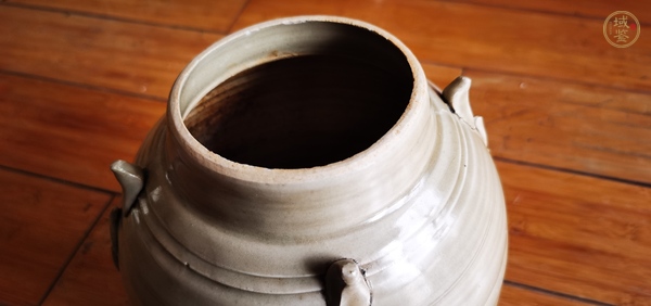 古玩青釉罐真品鑒賞圖