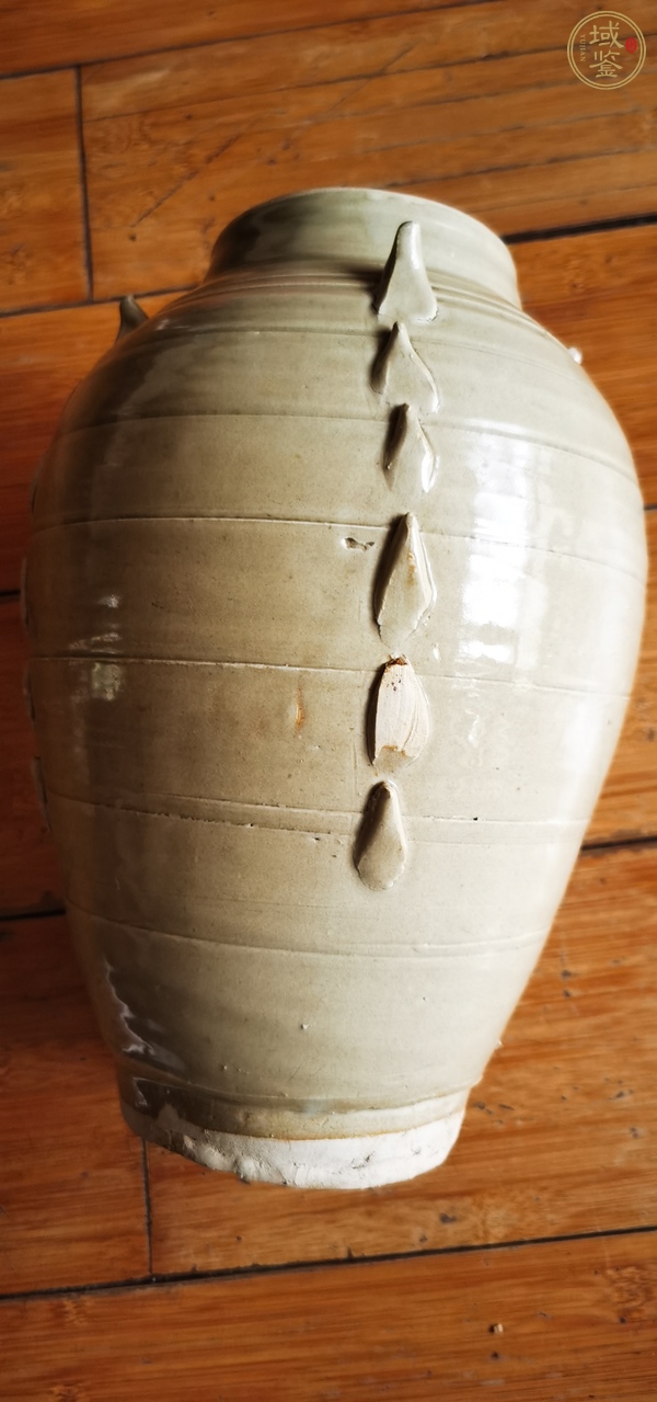 古玩陶瓷青釉罐真品鑒賞圖