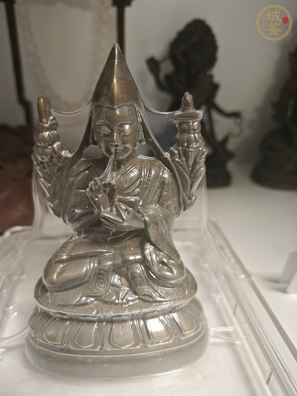 古玩銅器銅宗喀巴真品鑒賞圖