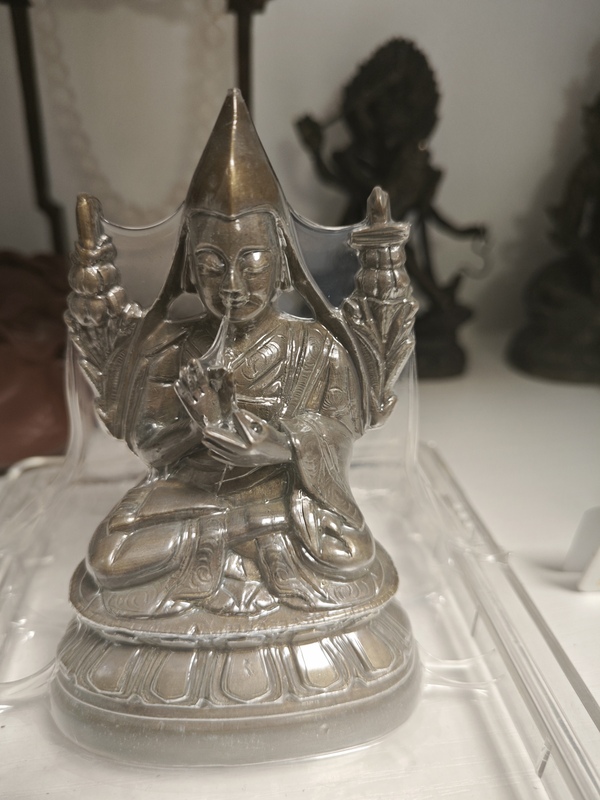 古玩銅器銅宗喀巴拍賣，當(dāng)前價(jià)格2999元