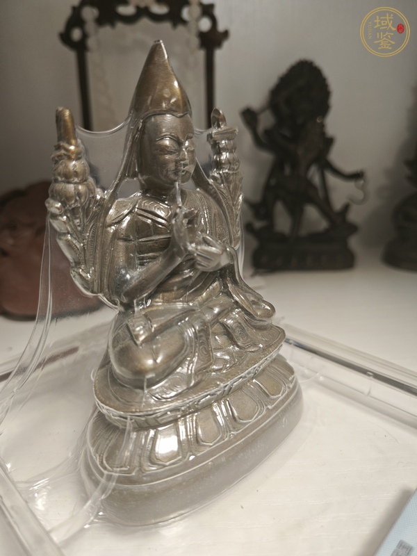 古玩銅器銅宗喀巴真品鑒賞圖