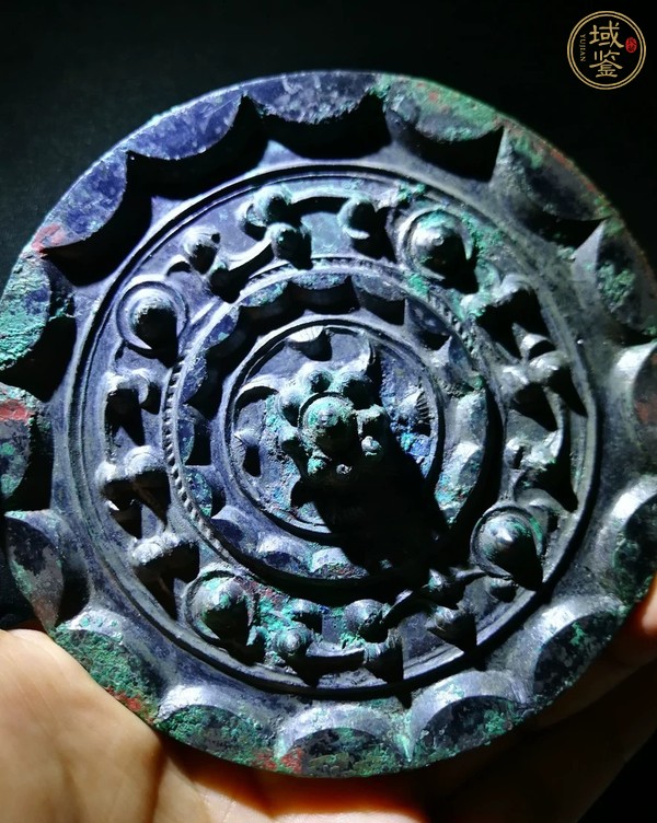 古玩銅器西漢星云鏡真品鑒賞圖