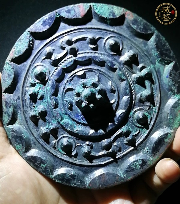 古玩銅器西漢星云鏡真品鑒賞圖