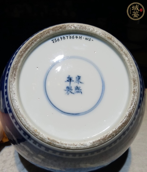 古玩陶瓷青花冰梅罐真品鑒賞圖