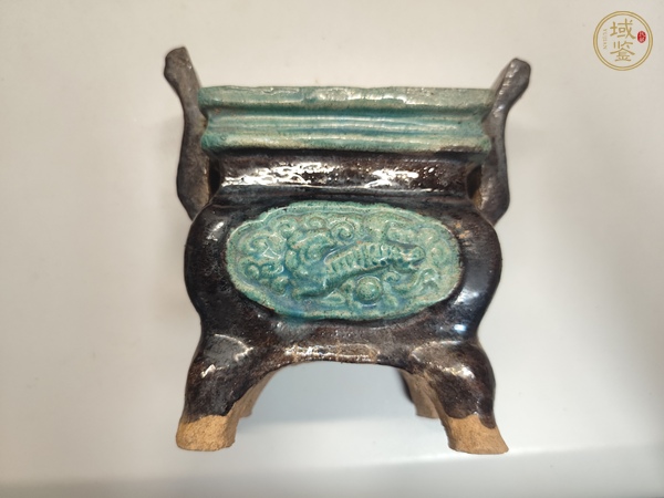 古玩陶瓷琺華釉香爐真品鑒賞圖