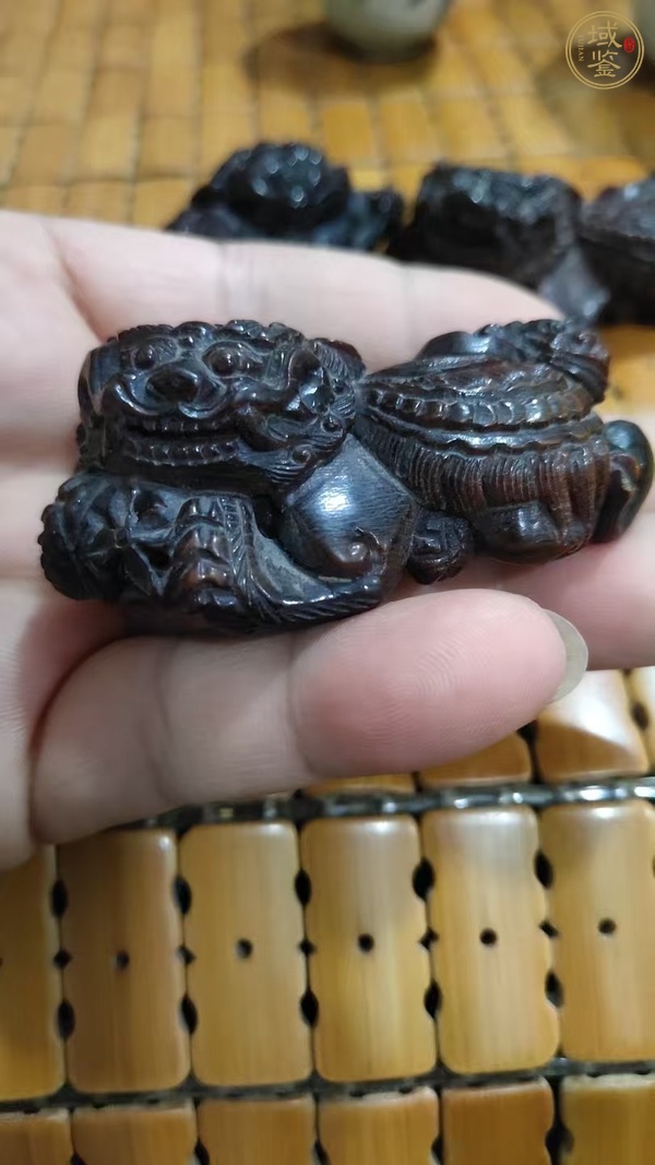 古玩雜項(xiàng)牛角雕件真品鑒賞圖