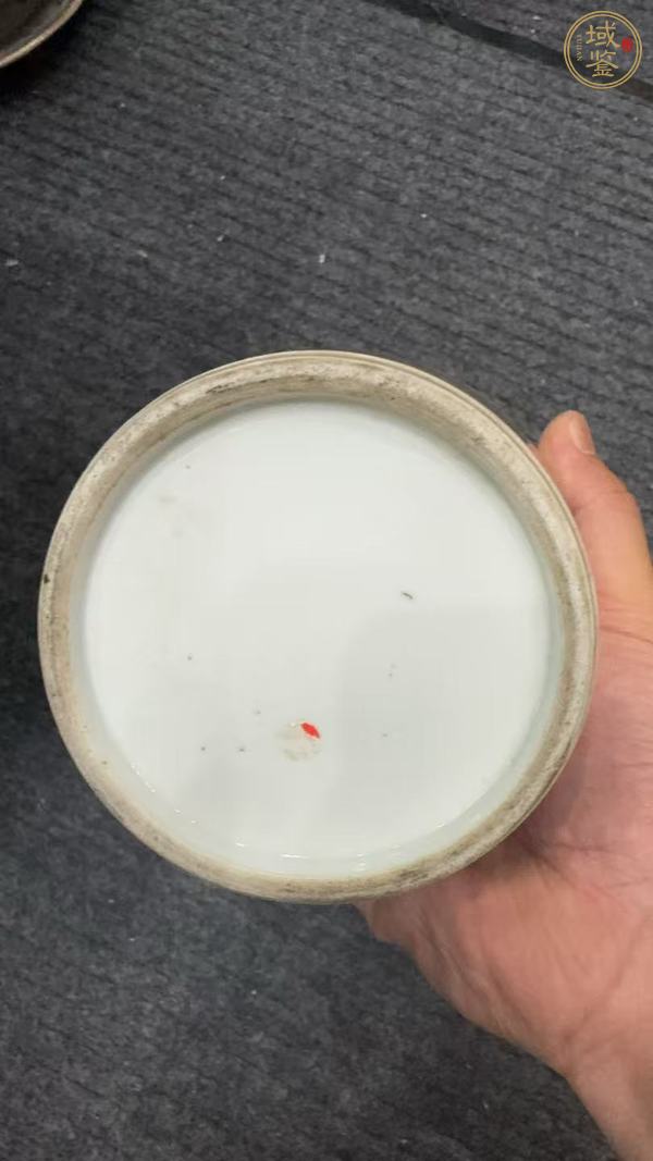 古玩陶瓷釉里紅魚藻紋棒槌瓶真品鑒賞圖