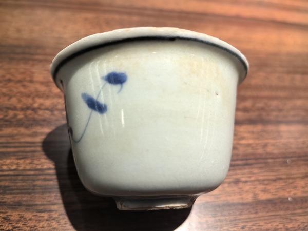 古玩陶瓷青花花卉紋杯拍賣，當(dāng)前價(jià)格1599元