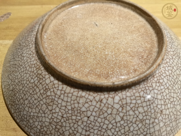 古玩陶瓷哥釉盤真品鑒賞圖