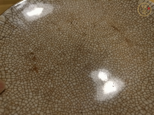 古玩陶瓷哥釉盤真品鑒賞圖