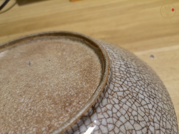古玩陶瓷哥釉盤真品鑒賞圖